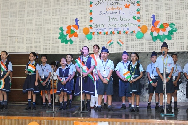 INTRA CLASS PATRIOTIC SONG COMPETITION